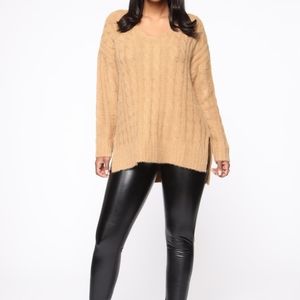 Fashion Nova Fuzzy Soft Sweater
